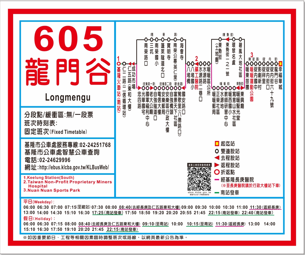 605龍門谷路線圖